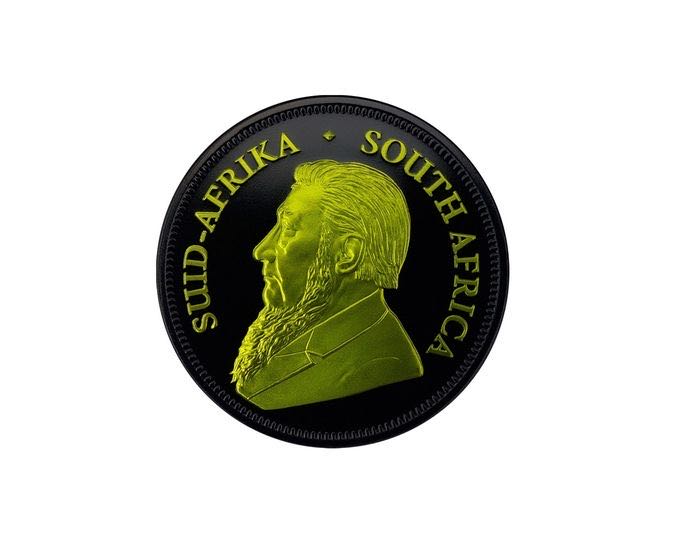 South Africa. 1 Rand 2021 Krugerrand - Obscura Space Serie Grün Schwarzplatin Weltneuheit - 1 Oz  coin collectible - Main Image 2