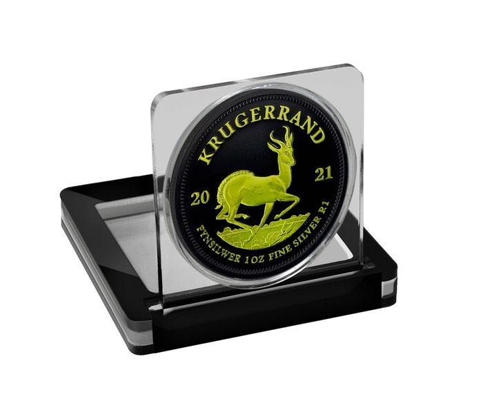 South Africa. 1 Rand 2021 Krugerrand - Obscura Space Serie Grün Schwarzplatin Weltneuheit - 1 Oz  coin collectible - Main Image 4