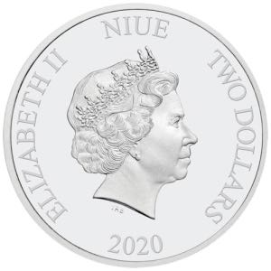 Niue 2020 MARTIAN MANHUNTER™ - 1 OZ  60TH ANNIV. JUSTICE LEAGUE™ (6.) 2 $ | 1 Oz Silver | Proof Mintage only 1,960 pieces  coin collectible - Main Image 2