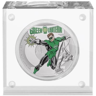 Niue 2020 GREEN LANTERN™ - 1 OZ  60TH ANNIV. JUSTICE LEAGUE™ (5.) 2 $ | 1 Oz Silver | Proof Mintage only 1,960 pieces  coin collectible - Main Image 3