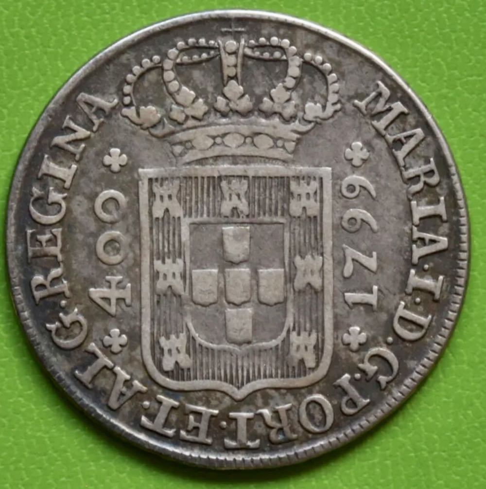 Afonso VI. Tostão (100 Reis) . 1656-1667