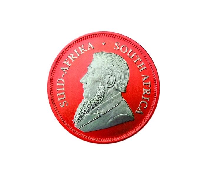 South Africa. 1 Rand 2021 Krugerrand - Luminaire Space Rot  coin collectible - Main Image 3