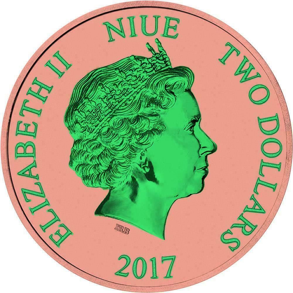 Niue 2017 2$ Steamboat Willie - Andy Warhol - Red - 1 Oz Silver Coin  coin collectible - Main Image 2