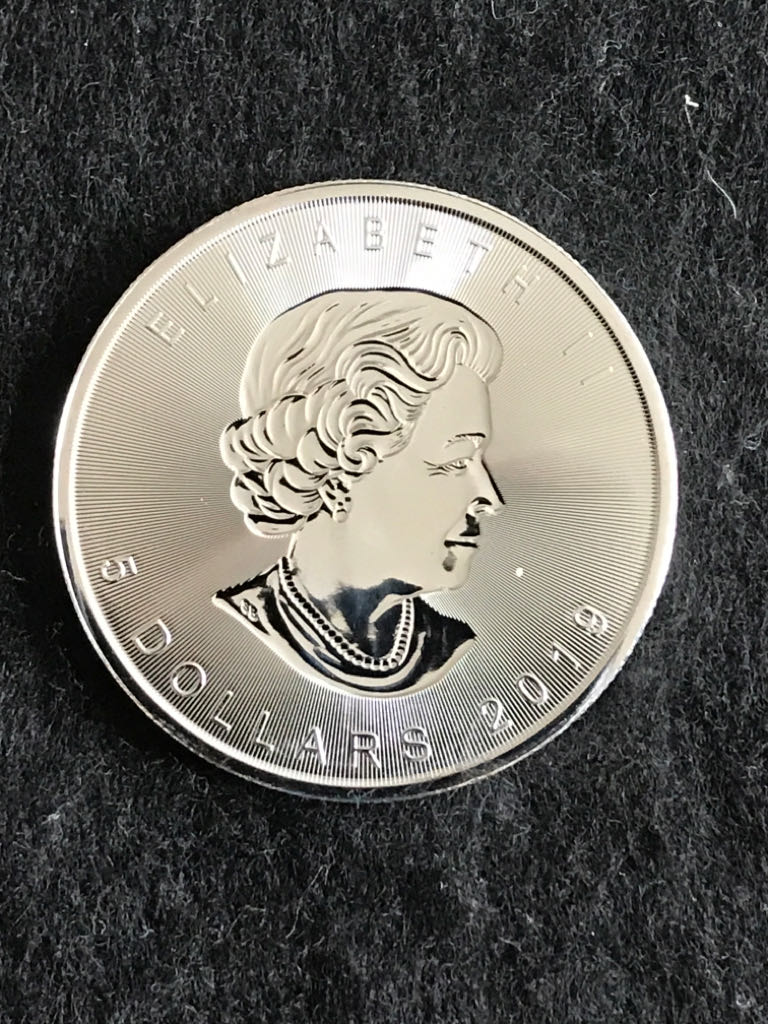 Canadian Incuse Maple Silver Bullion  coin collectible - Main Image 2