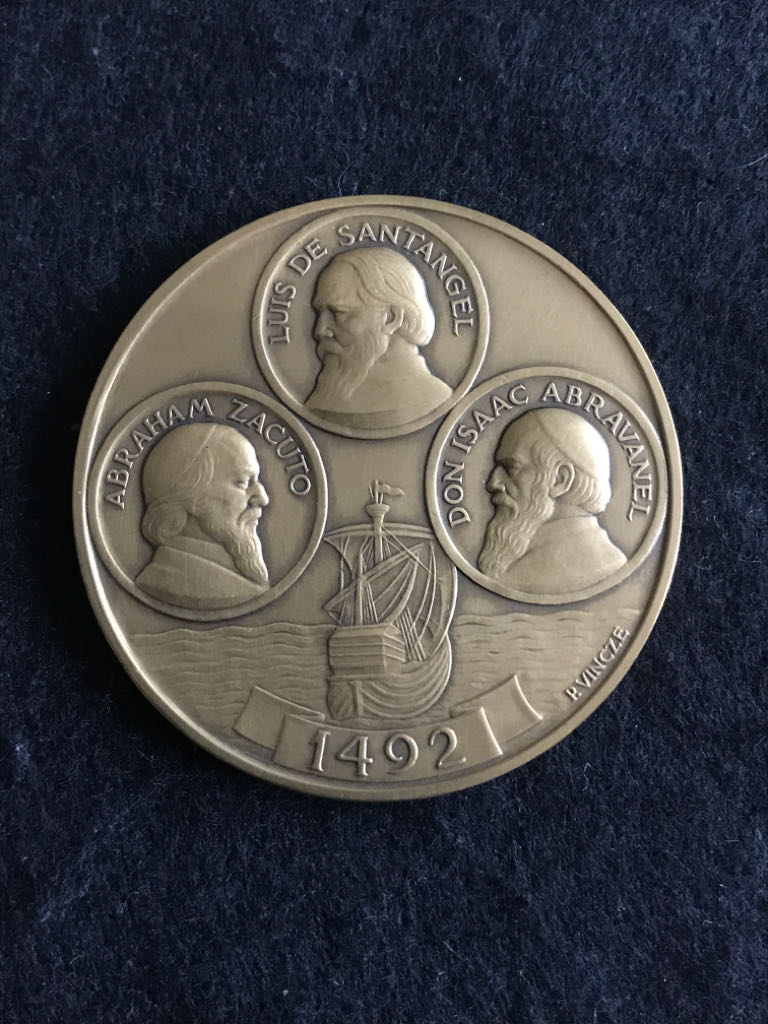 500th Anniversary Of Columbus First Audience With Queen Isabella  coin collectible - Main Image 2