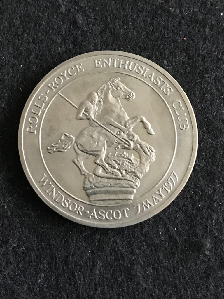Rolls Royce Motors Limited Silver Jubilee Tribute  coin collectible - Main Image 2