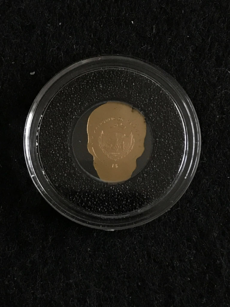 Golden La Catrina Skull  coin collectible - Main Image 2