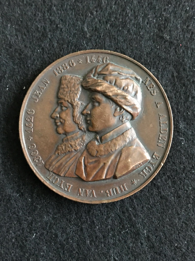Artists Hubert & Jean Van Eyck Medal (Dup) coin collectible - Main Image 1