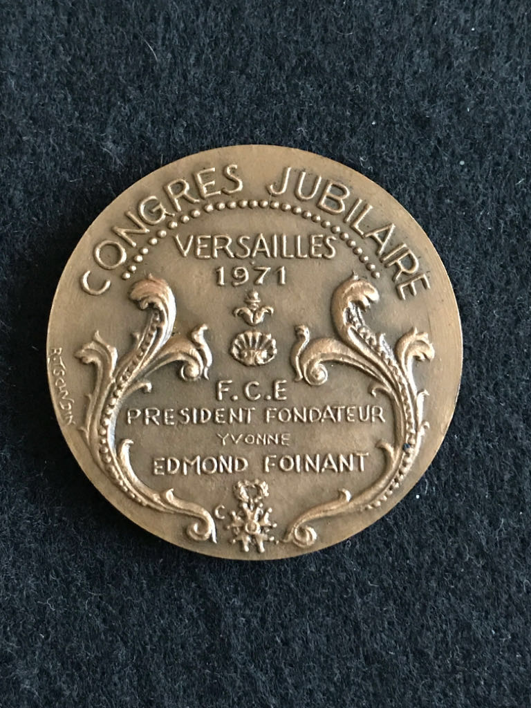 Versailles Congress Jubilee Medal (Dup)  coin collectible - Main Image 2
