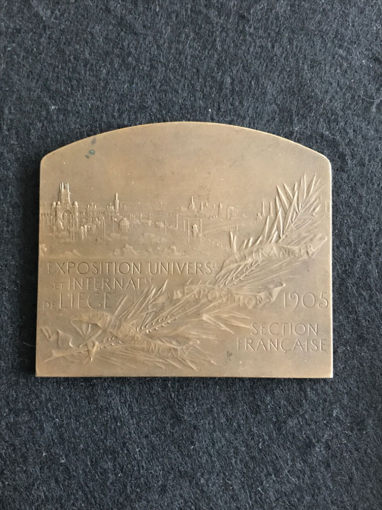 Exposition Universelle Liege Medal  coin collectible - Main Image 2