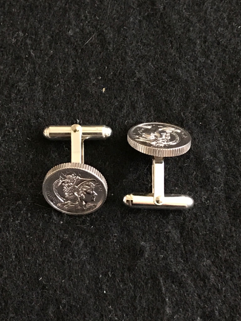 Britannia Cufflinks  coin collectible - Main Image 2