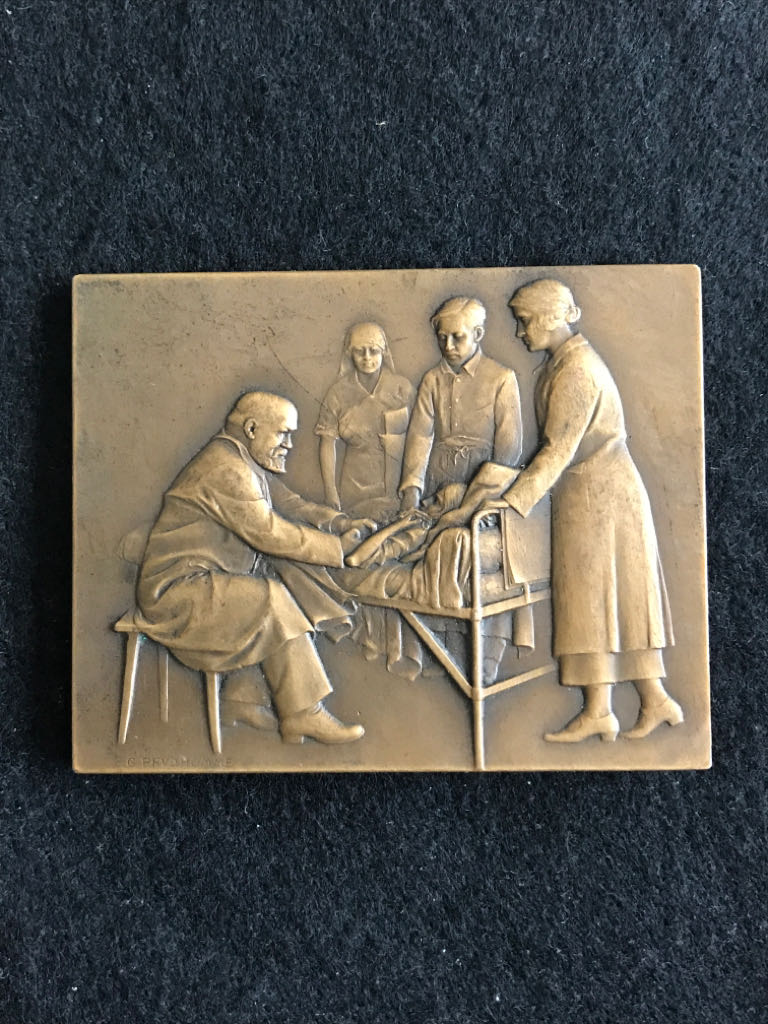 Dr Antoine Leon Florand Plaque  coin collectible - Main Image 2