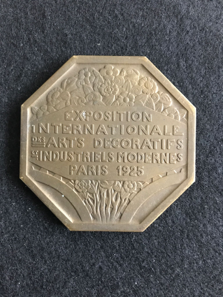 Exposition Internationale Des Arts Decoratifs Et Industriels Medal  coin collectible - Main Image 2