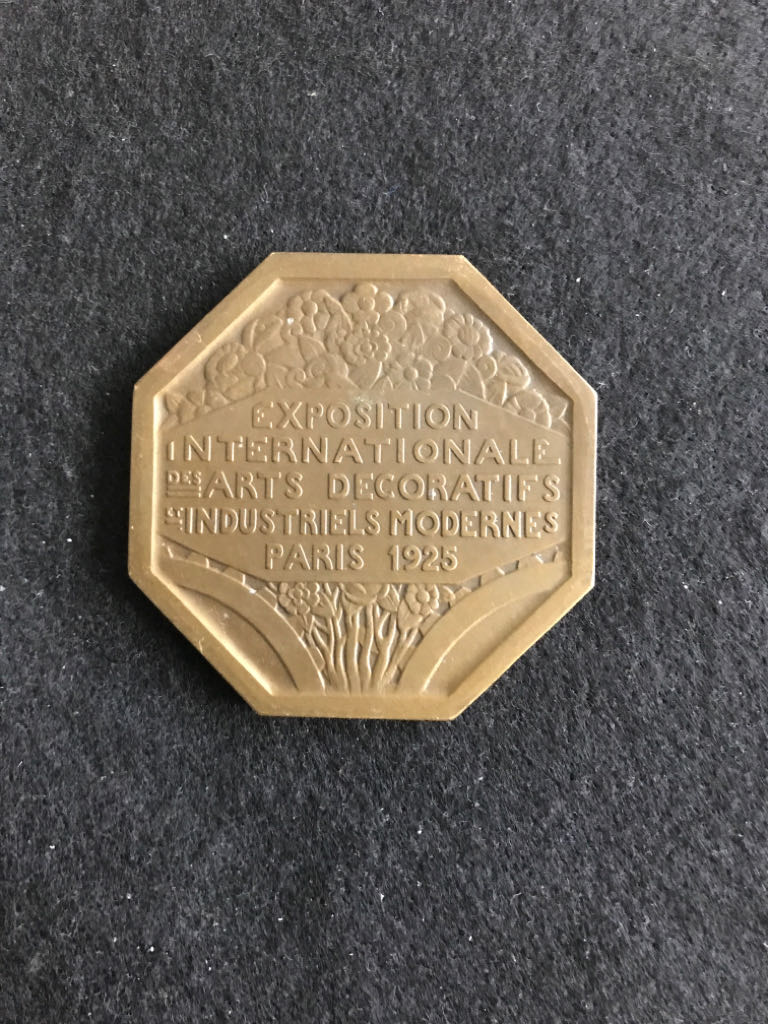 Exposition Internationale Des Arts Decoratifs Et Industriels Medal  coin collectible - Main Image 2