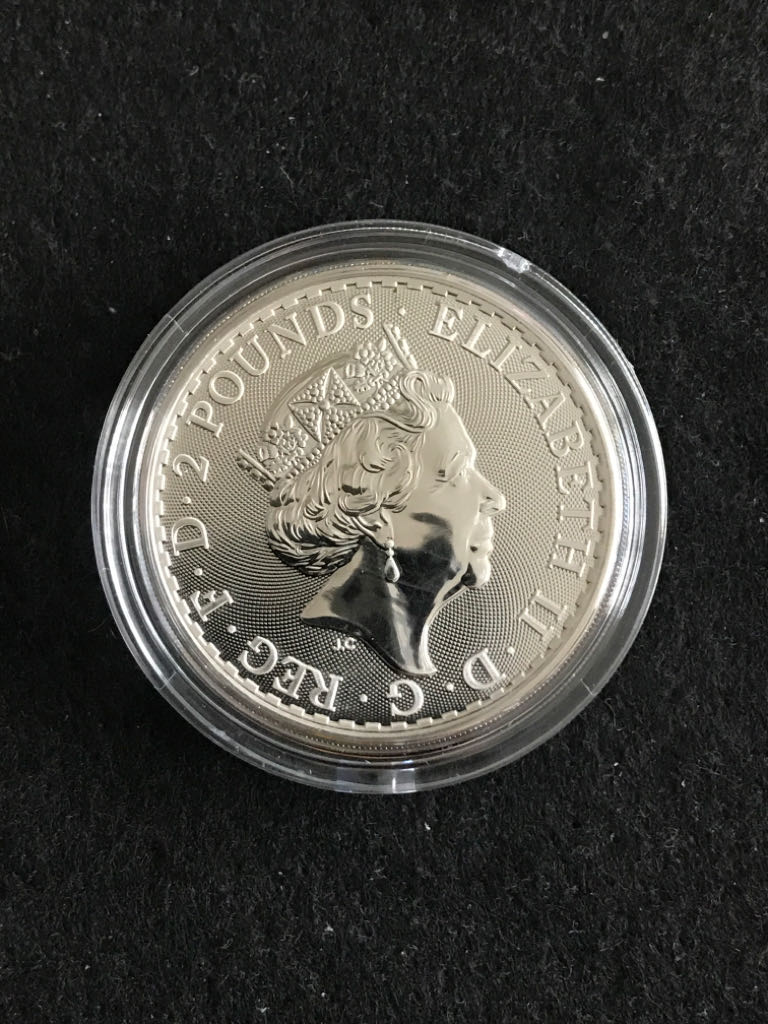 Britannia £2 Silver Bullion  coin collectible - Main Image 2