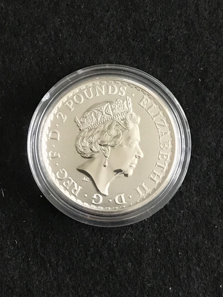 Britannia £2 Silver Bullion Oriental Border  coin collectible - Main Image 2