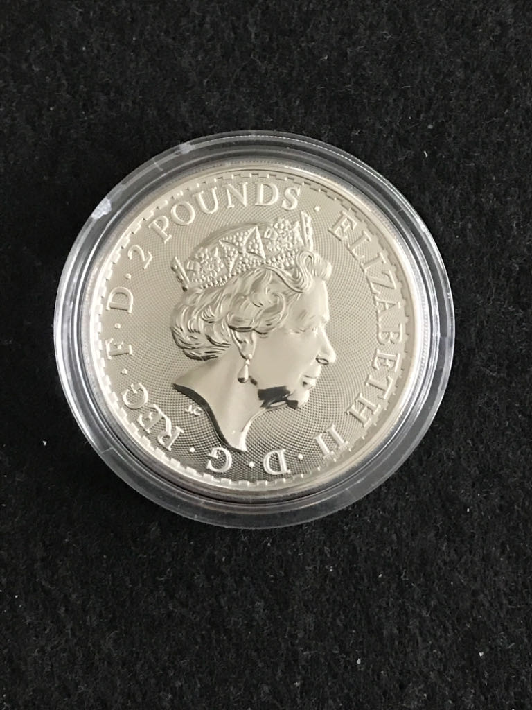Britannia £2 Silver Bullion Oriental Border  coin collectible - Main Image 2