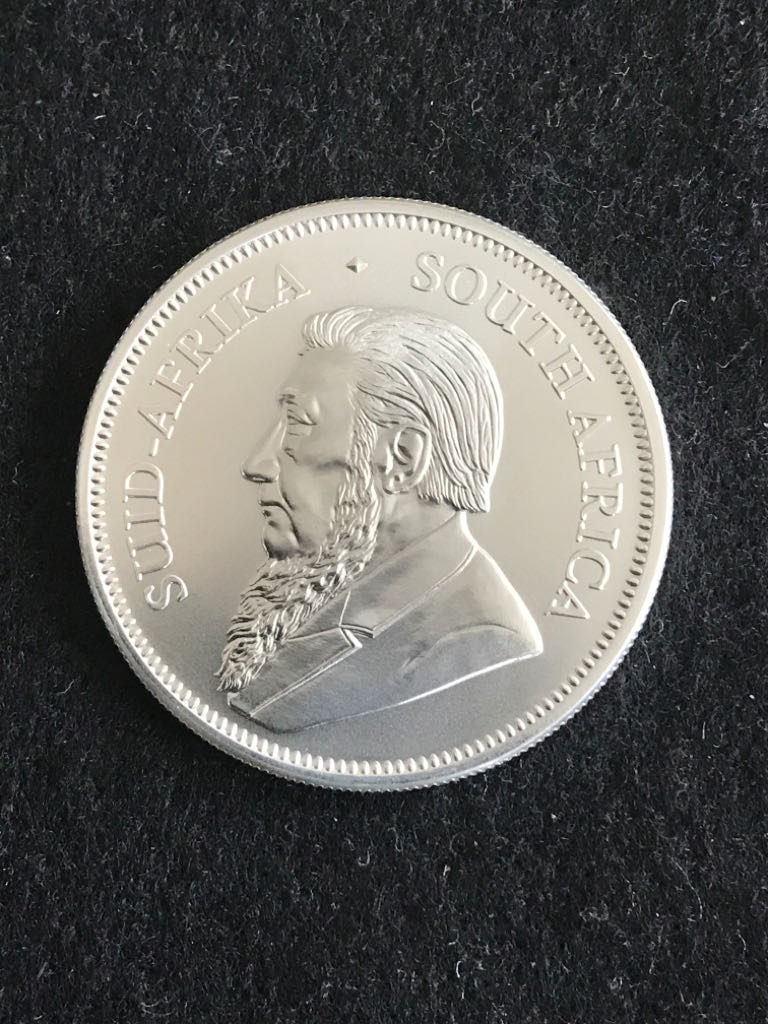 Silver Krugerrand  coin collectible - Main Image 2