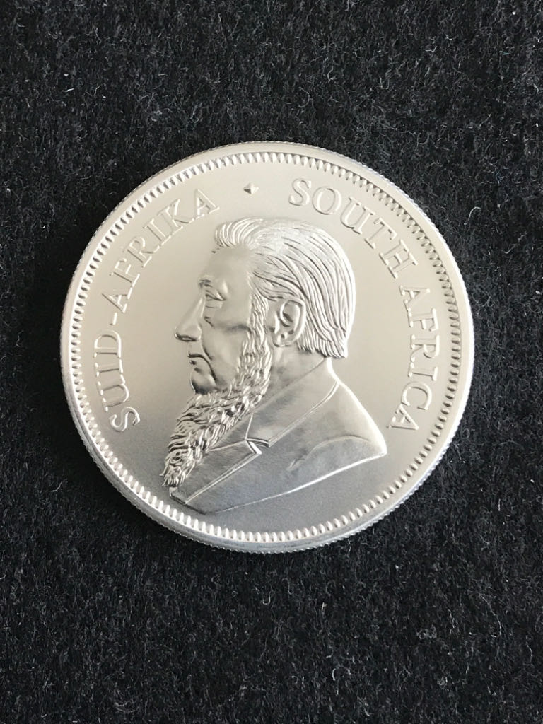 Silver Krugerrand  coin collectible - Main Image 2
