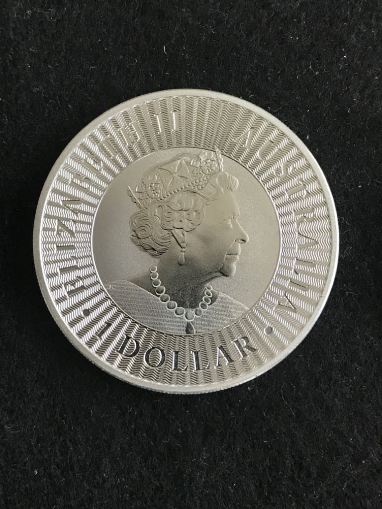 Australian Kangaroo Silver Bullion  coin collectible - Main Image 2