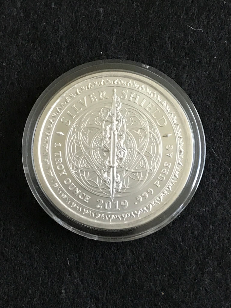 Silver Shield Fortitude  coin collectible - Main Image 2