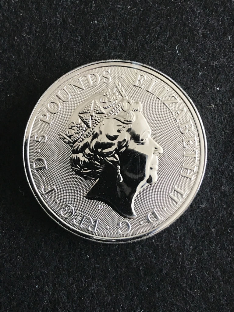 Queens Beasts 2019 - Falcon Of The Plantagenets  coin collectible - Main Image 2