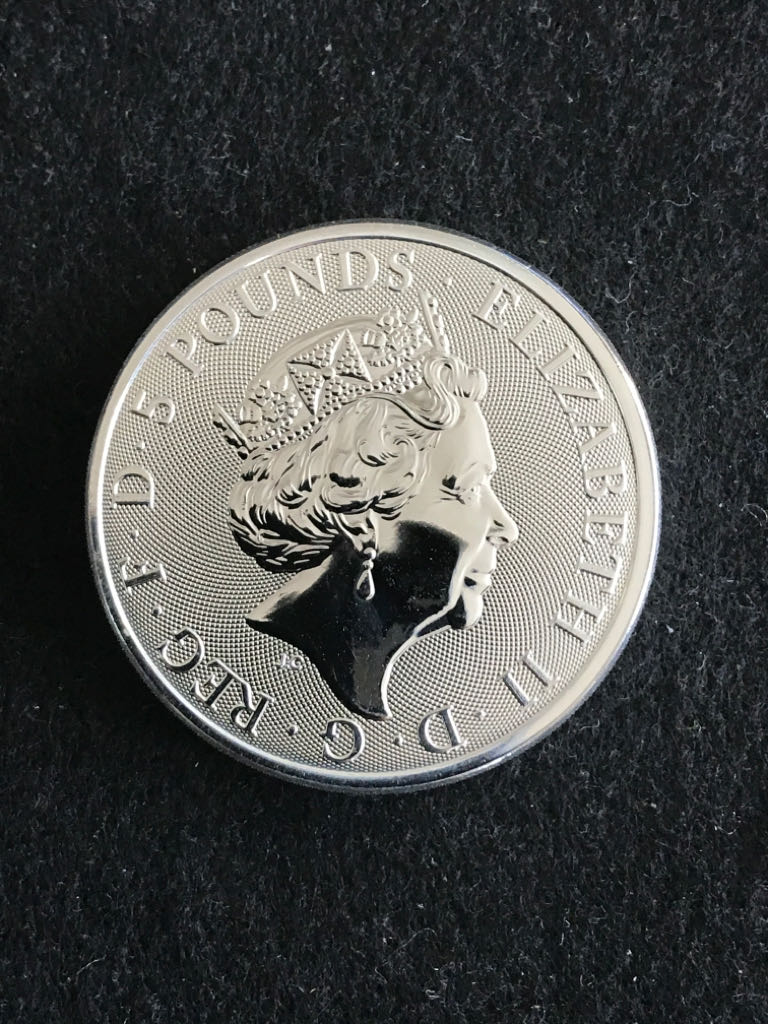 Queens Beasts 2020 - White Lion Of Mortimer  coin collectible - Main Image 2
