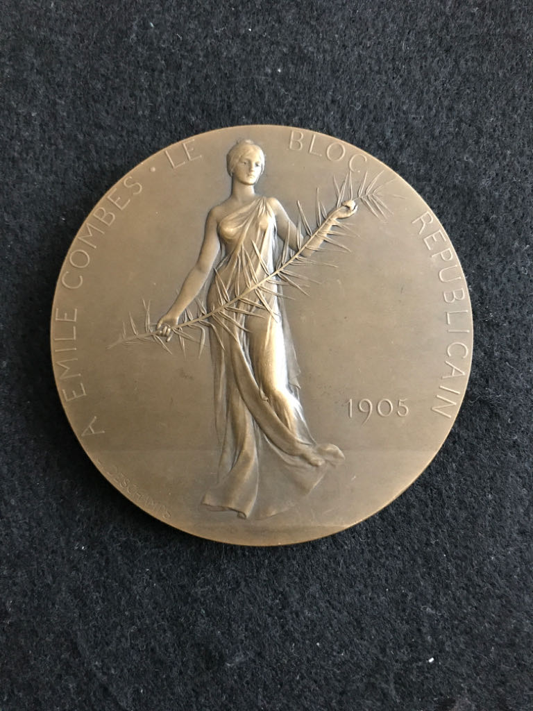 Emile Combes Medal  coin collectible - Main Image 2