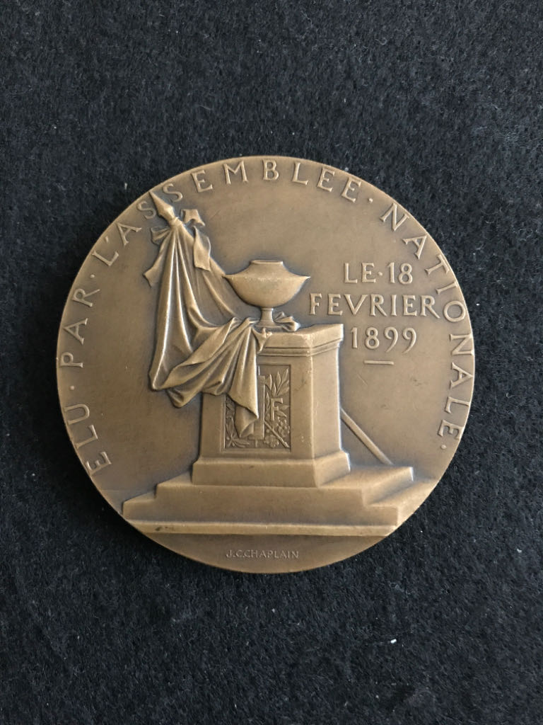 Emile Loubert, President De La Republique Medal  coin collectible - Main Image 2