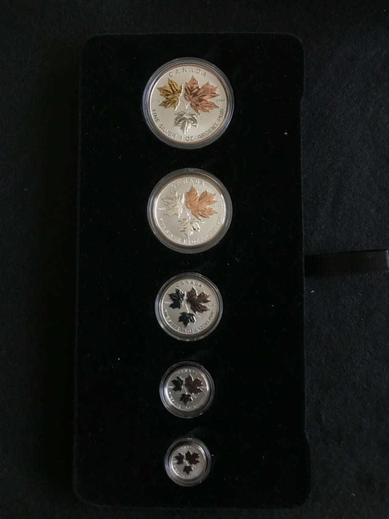 Canadian Maple Leaf Fractional Set  coin collectible - Main Image 1