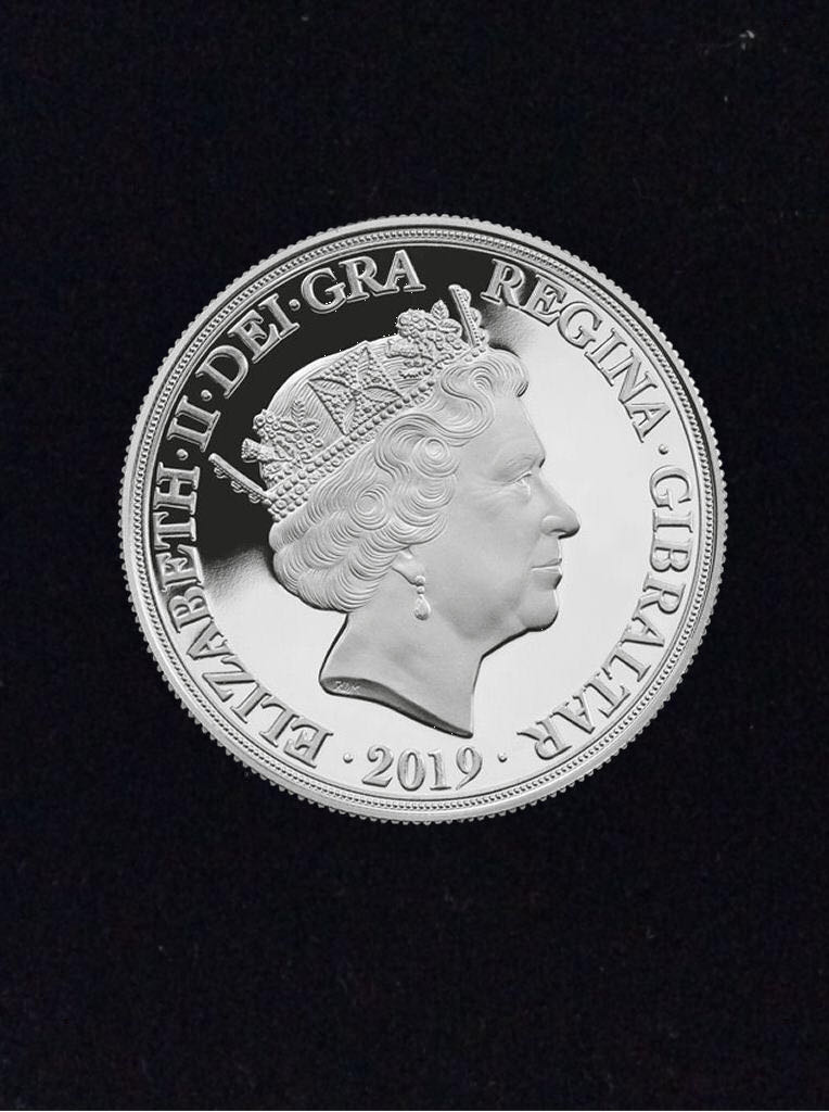 Silver Sovereign Brilliant Uncirculated  coin collectible - Main Image 2