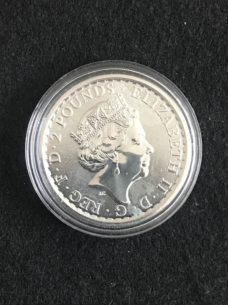 Britannia £2 Silver Bullion New  coin collectible - Main Image 2