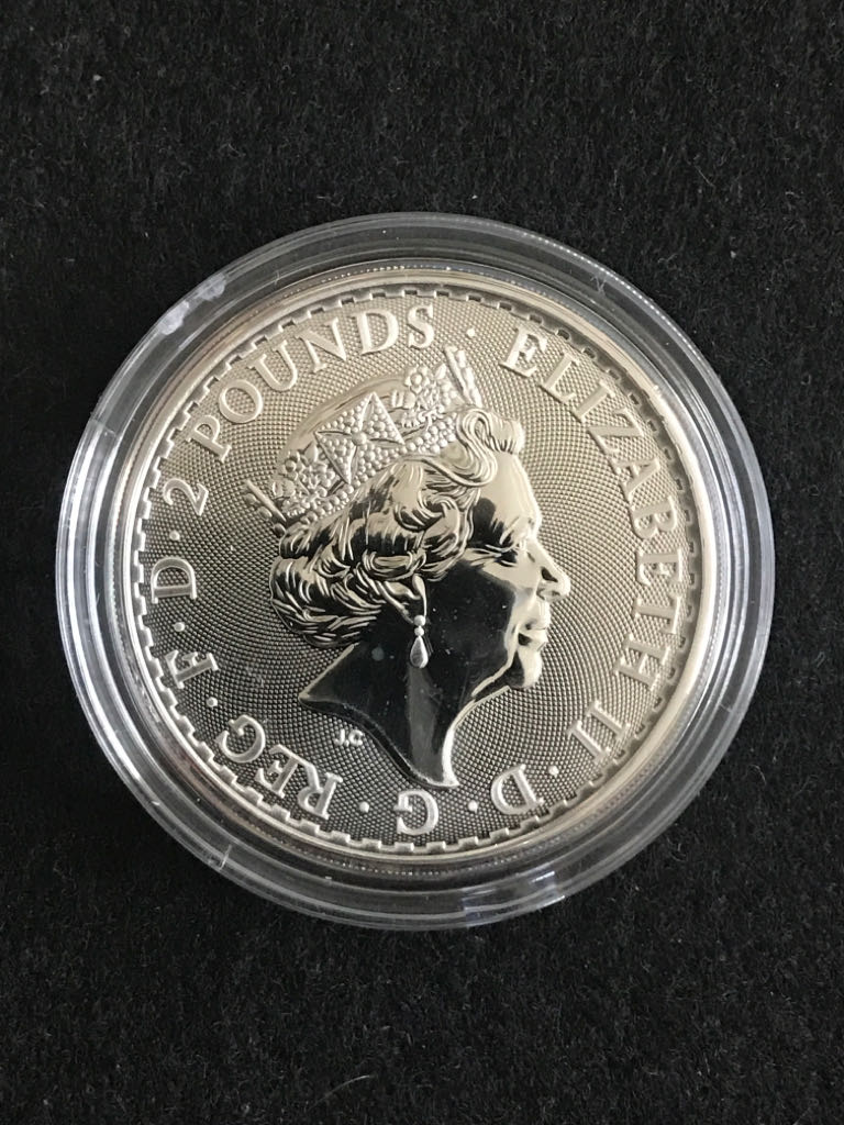 Britannia £2 Silver Bullion  coin collectible - Main Image 2