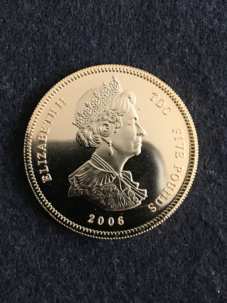 Jewelled Queens’ 80th Birthday Golden Crown, The  coin collectible - Main Image 2