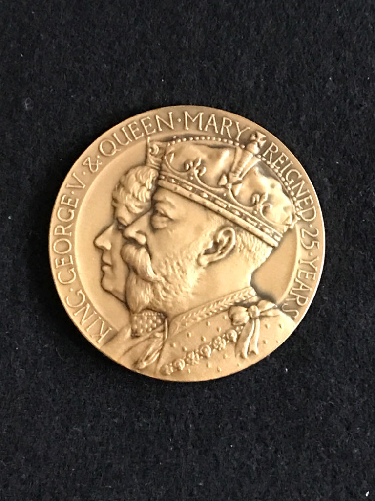 George V Silver Jubilee Medal  coin collectible - Main Image 2