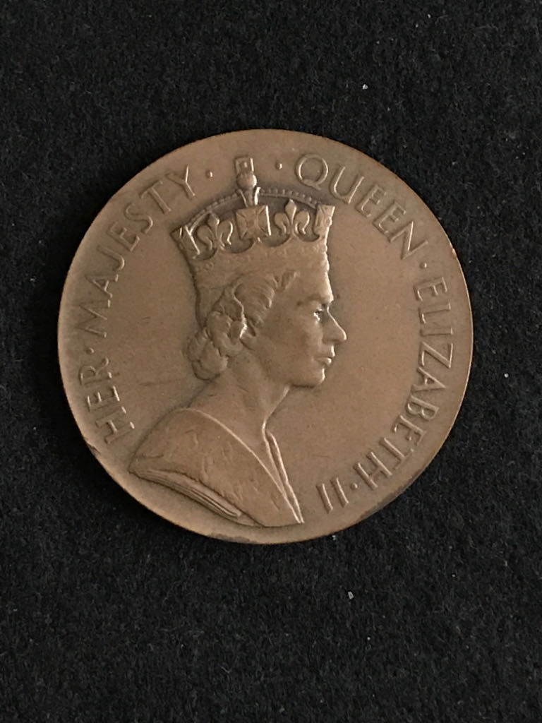 Queen Elizabeth II Coronation Medal -’Britannia’  coin collectible - Main Image 2