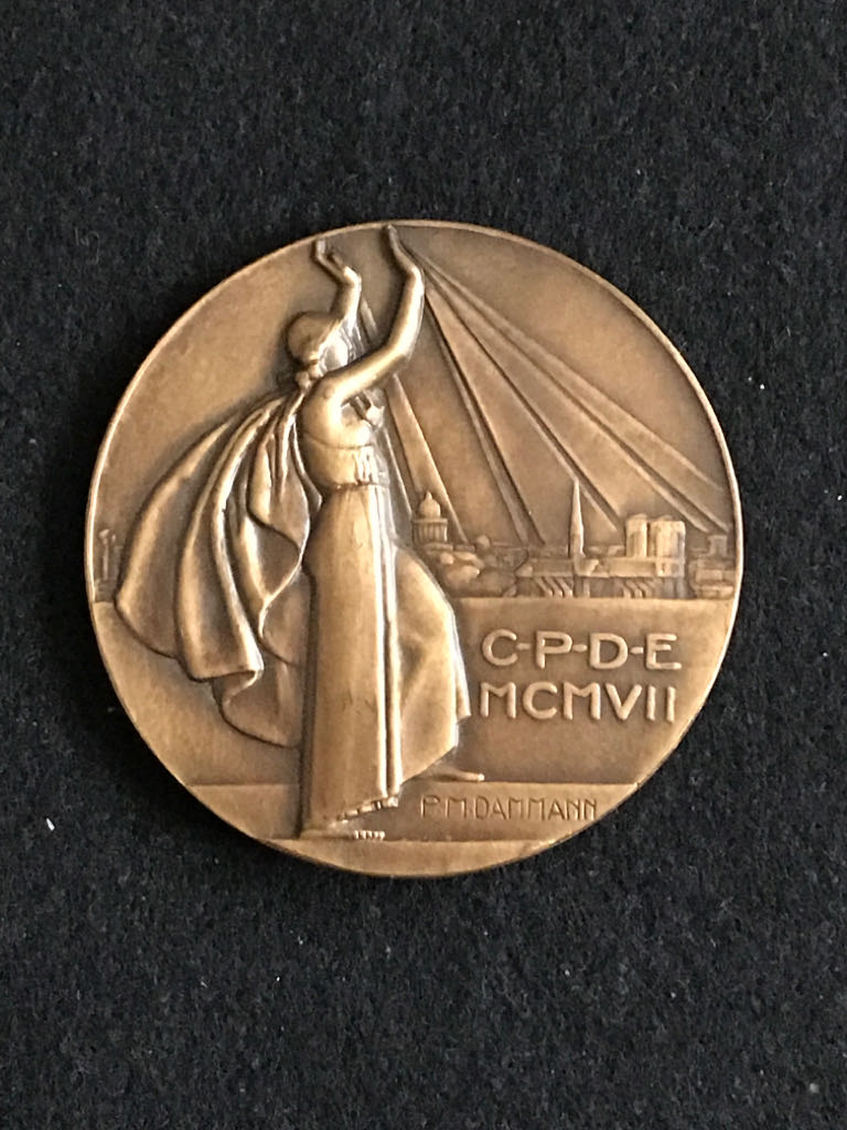 Compagnie Parisienne de Distribution d’Electricite Medal  coin collectible - Main Image 2