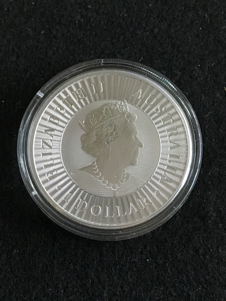 Australian Kangaroo Silver Bullion  coin collectible - Main Image 2