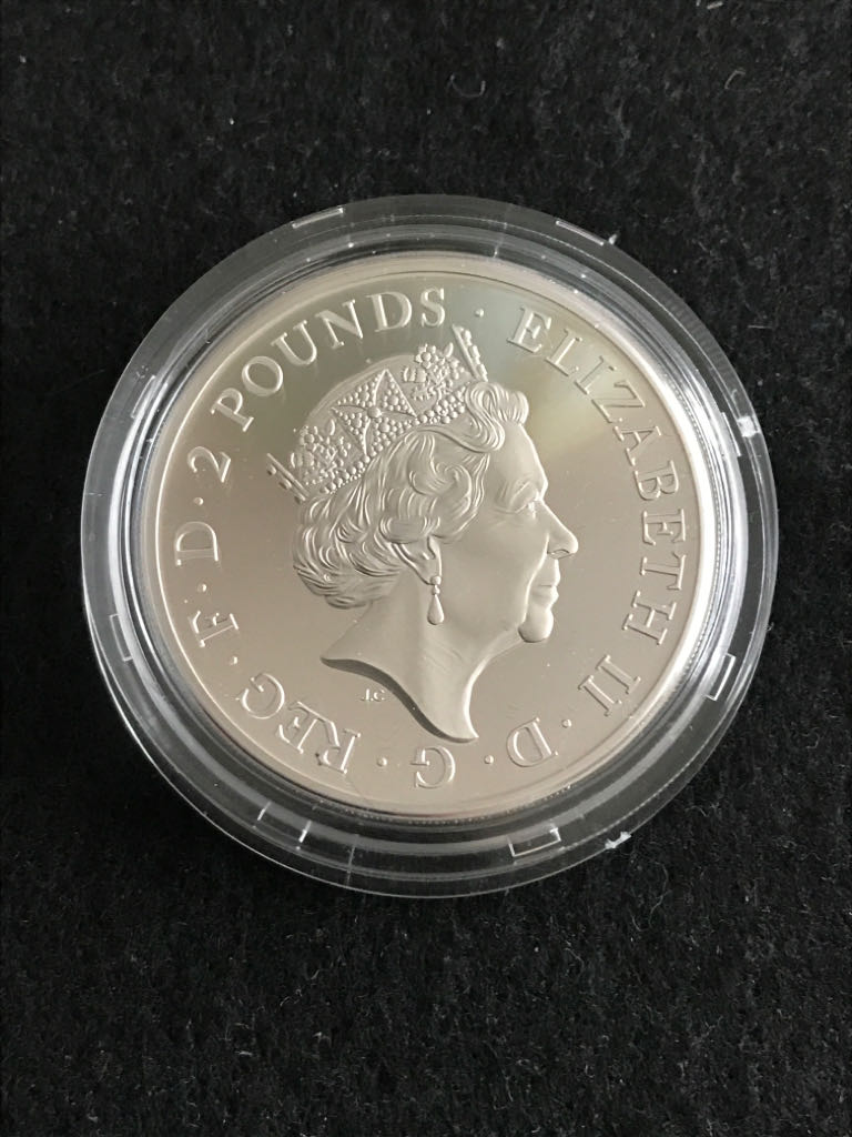 Queens Beasts 2021 - The Griffin Of Edward III Proof  coin collectible - Main Image 2