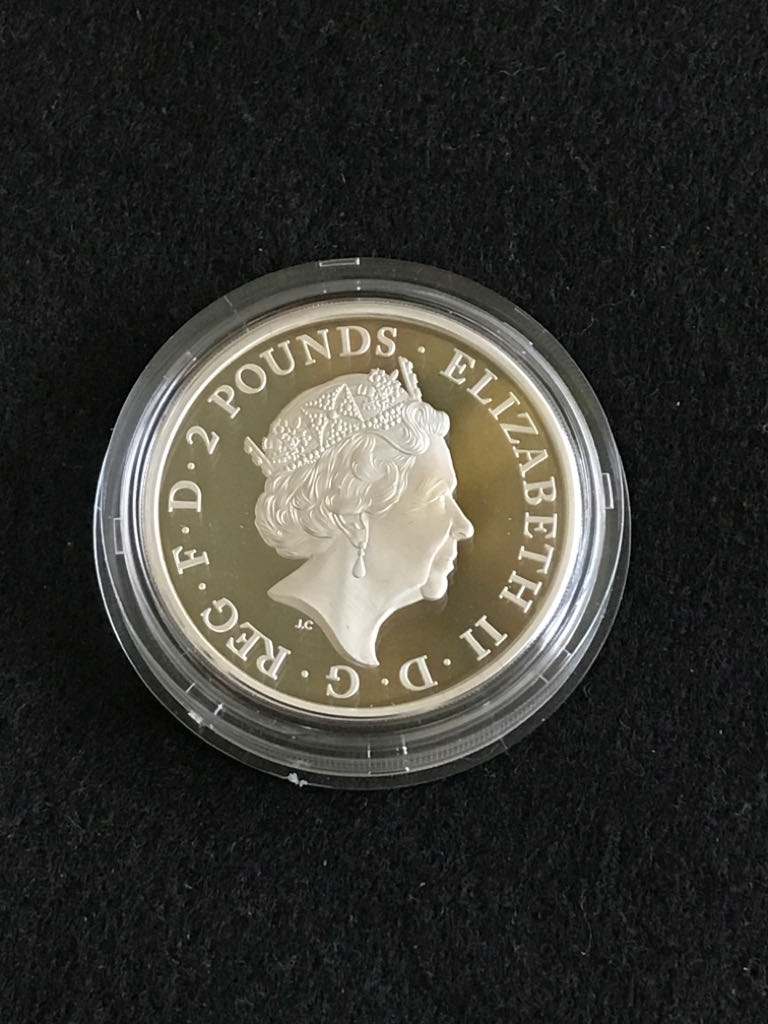 Britannia £2 Proof 1 Ounce  coin collectible - Main Image 2
