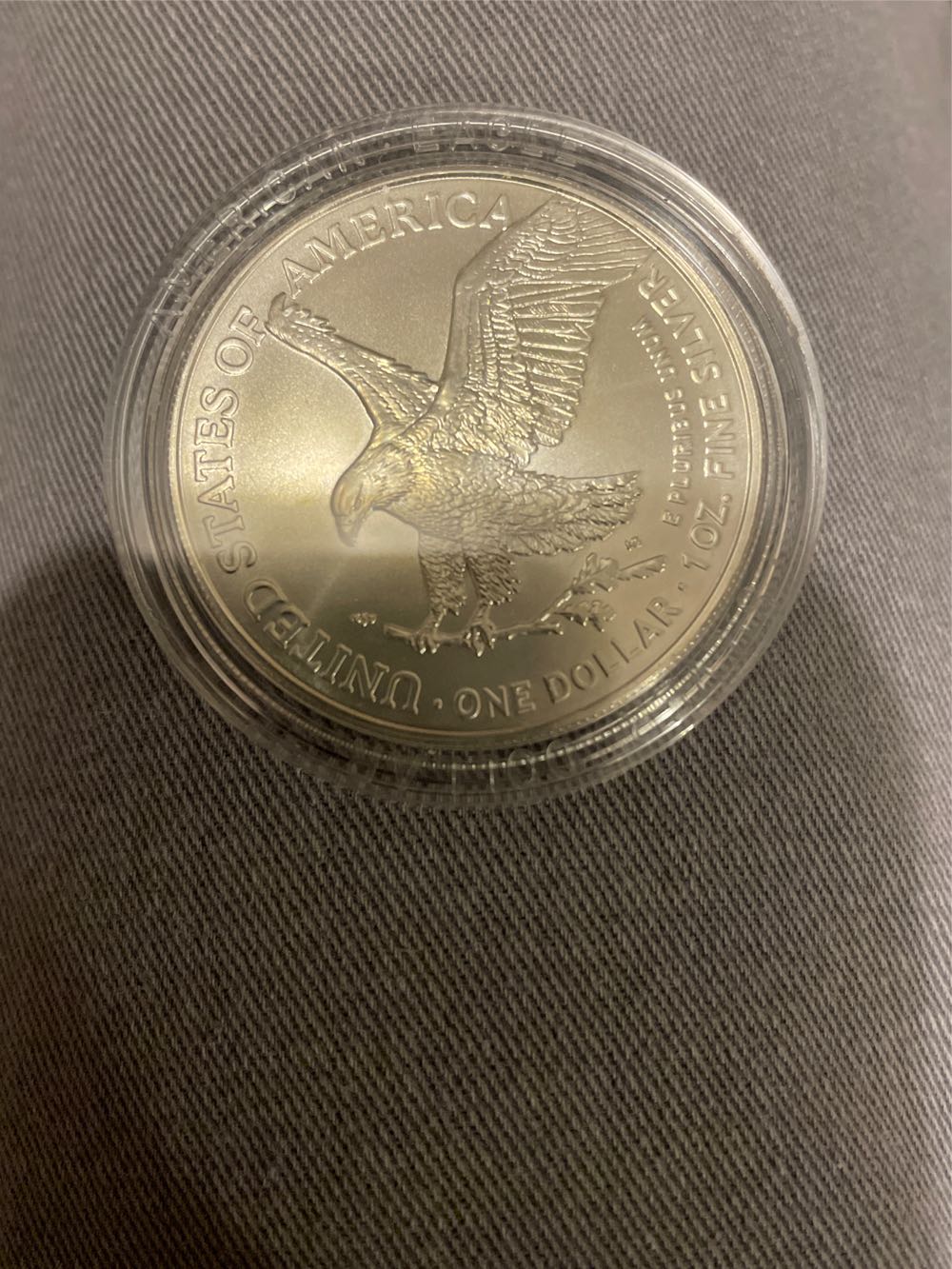US Eagle Silver Bullion  coin collectible - Main Image 3