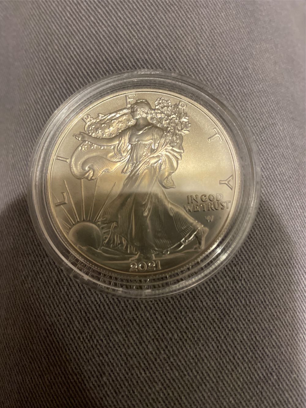 US Eagle Silver Bullion  coin collectible - Main Image 4