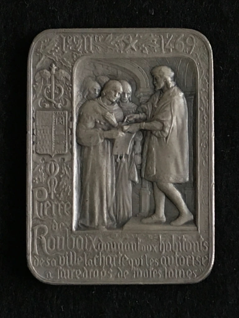 Chambre De Commerce De Roubaix Medal  coin collectible - Main Image 2