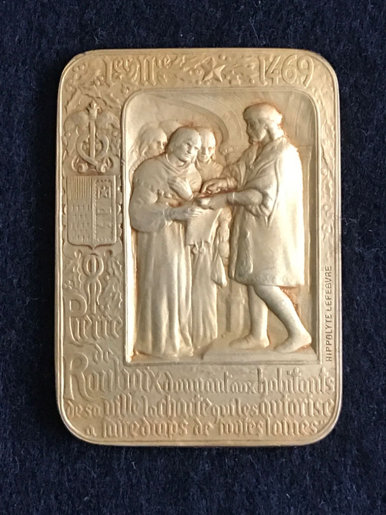 Exposition Internationale Du Nord De La France Medal  coin collectible - Main Image 2