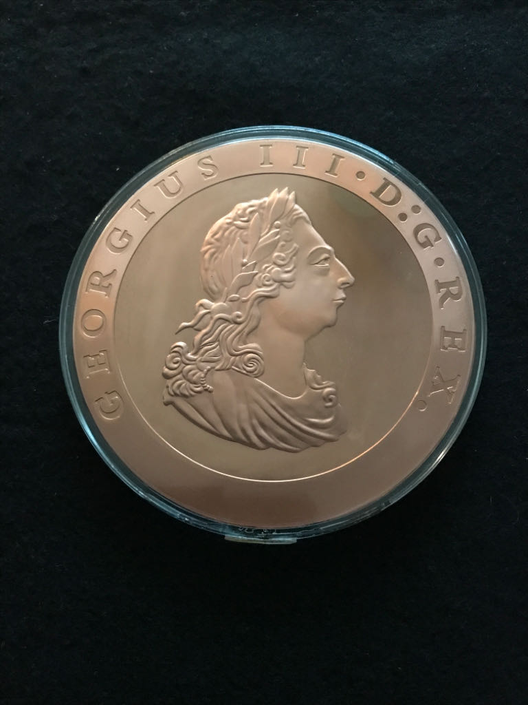 Supersized Soho Mint 1797 Cartwheel Penny  coin collectible - Main Image 2