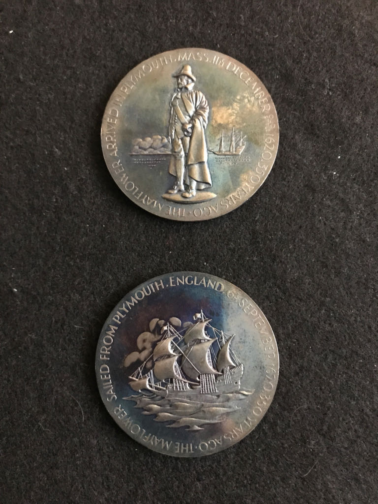 350th Anniversary Of The Mayflower Medal Set  coin collectible - Main Image 2