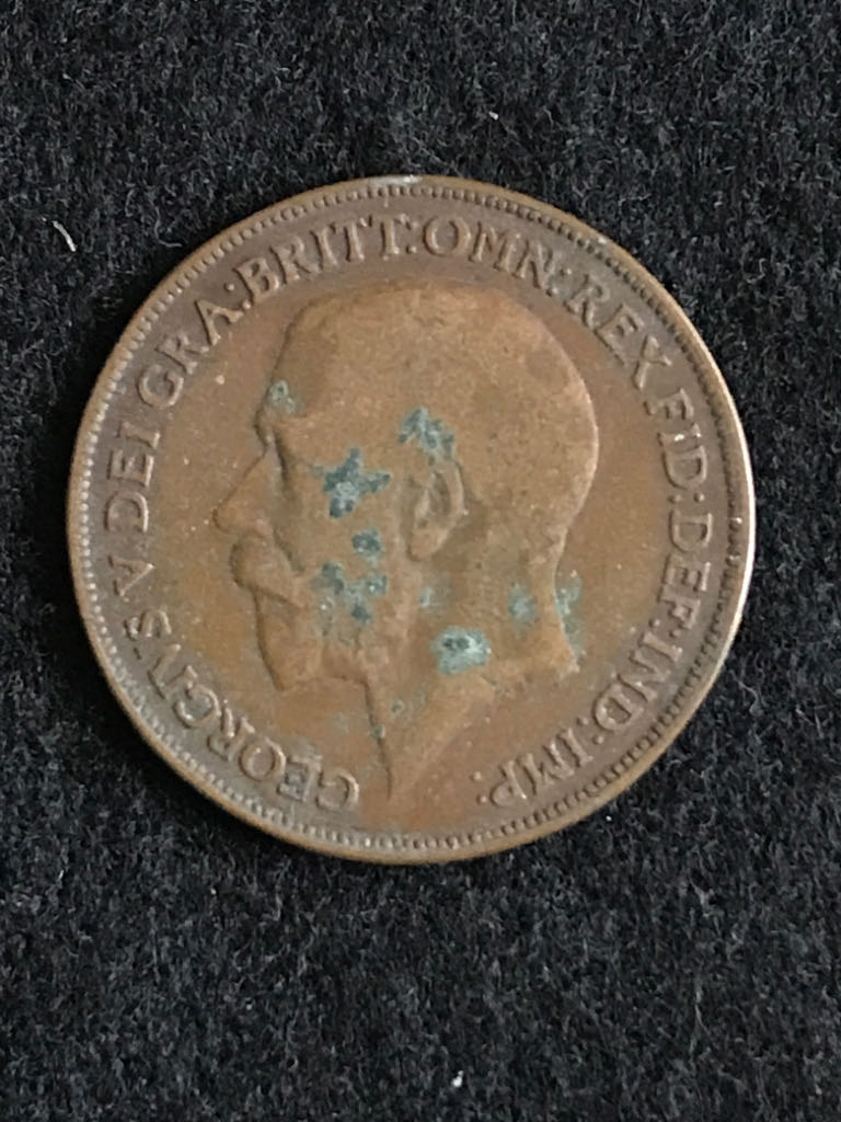 Bronze Penny - George V Double Headed  coin collectible - Main Image 2