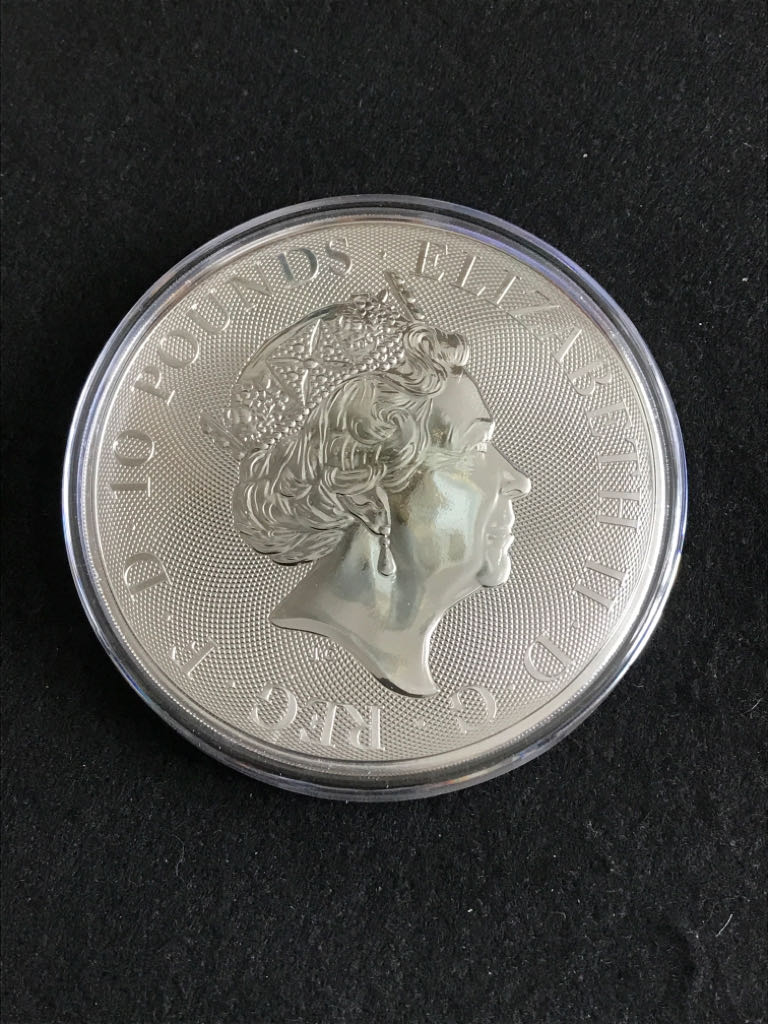 Britannia £10 Silver Bullion  coin collectible - Main Image 2