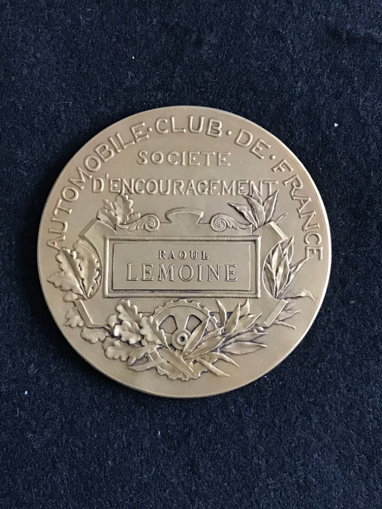 Automobile Club Of France Medal  coin collectible - Main Image 2
