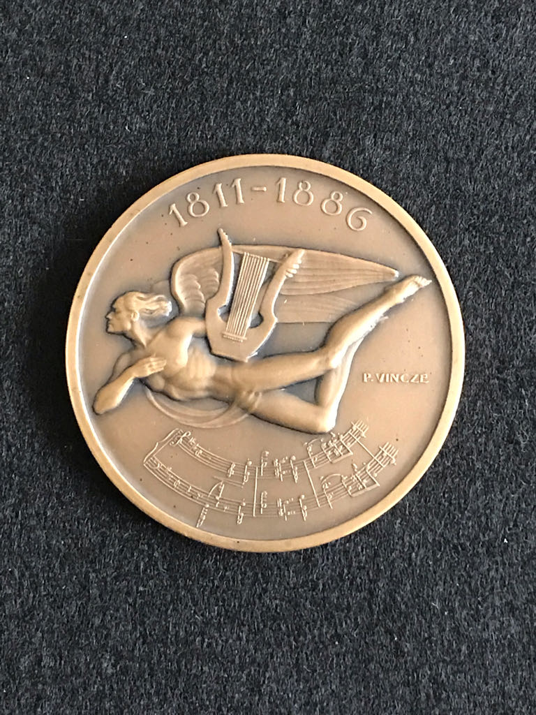 Franz Liszt Medal  coin collectible - Main Image 2